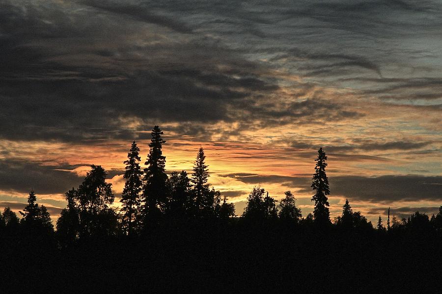 Alaska Summer Solstice Sunrise Photograph by Donna Quante