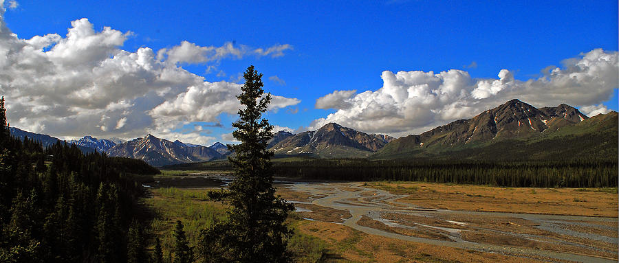 Alaskan Braided River Valley Photograph by Duane King - Fine Art America