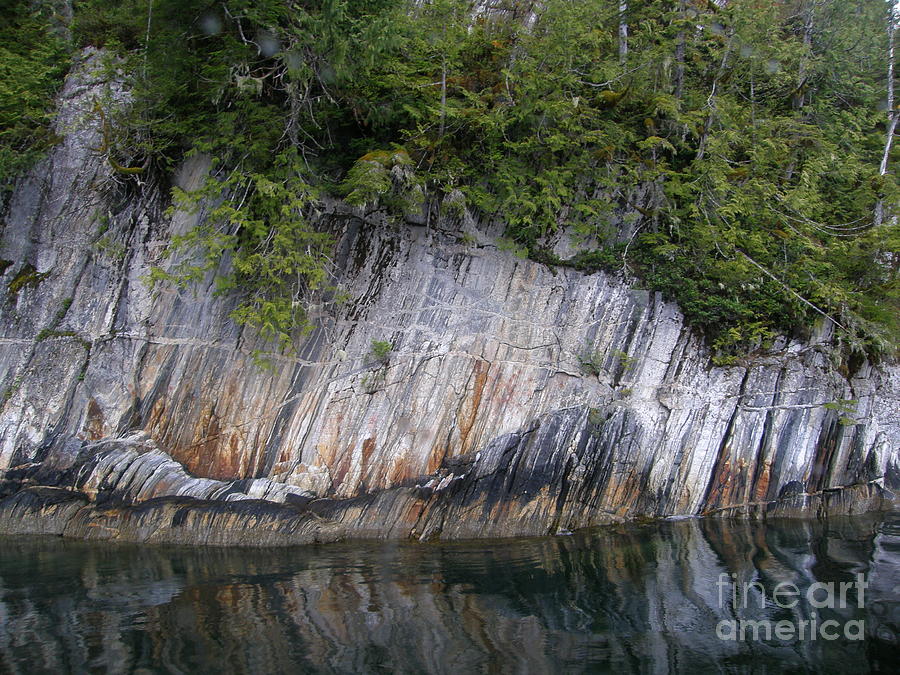 Alaskan Cliff Photograph by Bev Conover