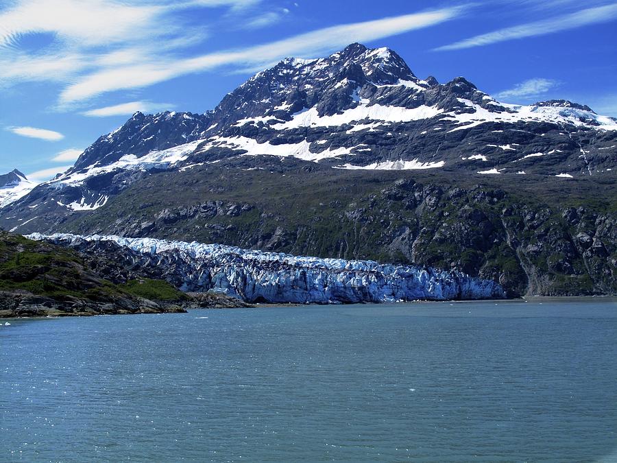 Glacier Bay National Park Pyrography - Alaskan Glacier  by Leo  Fischer