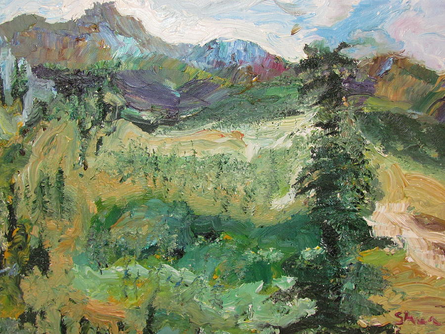 Alaskan Landscape Painting by Shea Holliman