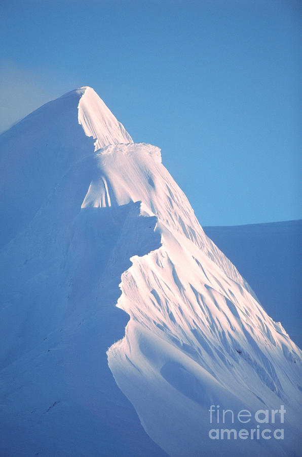 Alaskan Mountain Photograph by Mark Newman