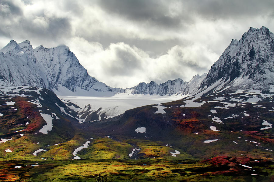 Alaskan Mountains Photograph by Adria  Photography