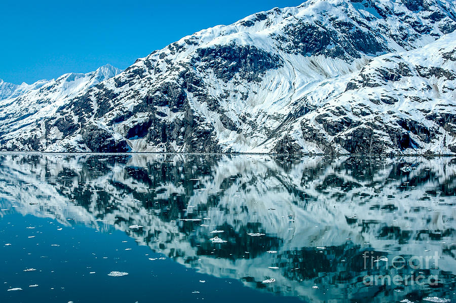 Alaskan Reflections Abstract Photograph by Debra Martz