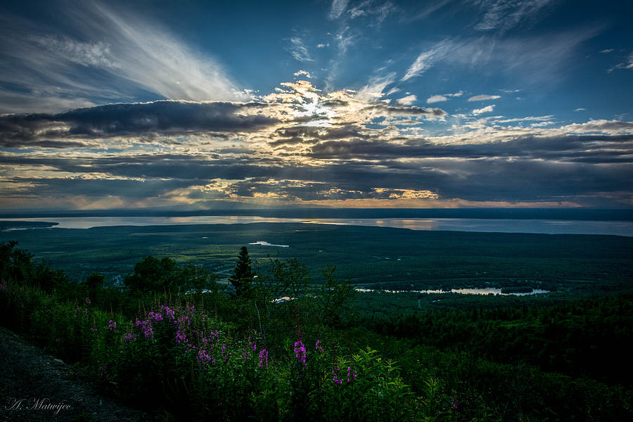 Alaskan Summer Sunset Photograph by Andrew Matwijec