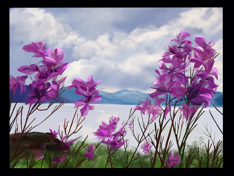 Alaskan Wild Flower Painting