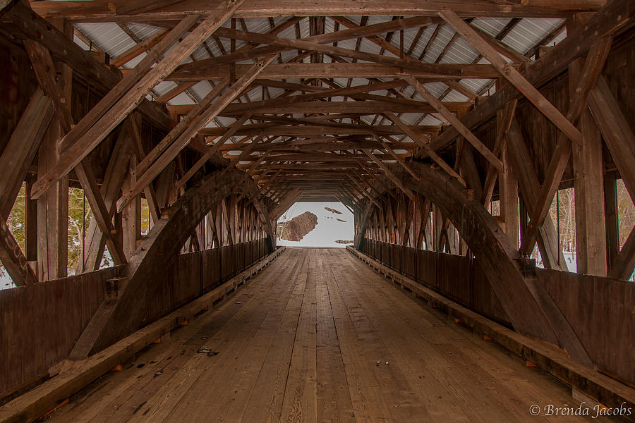 Albany Covered Bridge New Hampshire Photograph by Brenda Jacobs