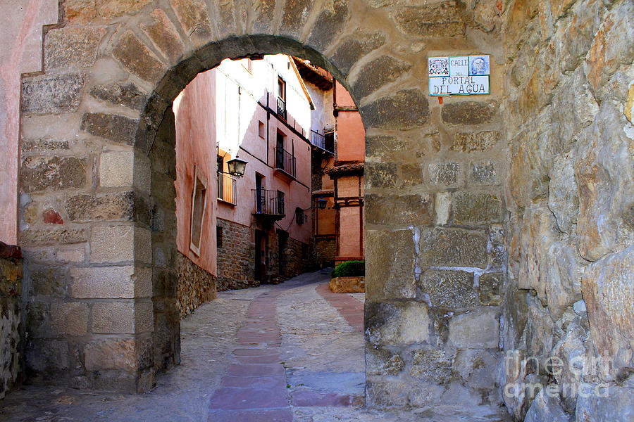 Albarracin Portal del Agua Photograph by Nieves Nitta