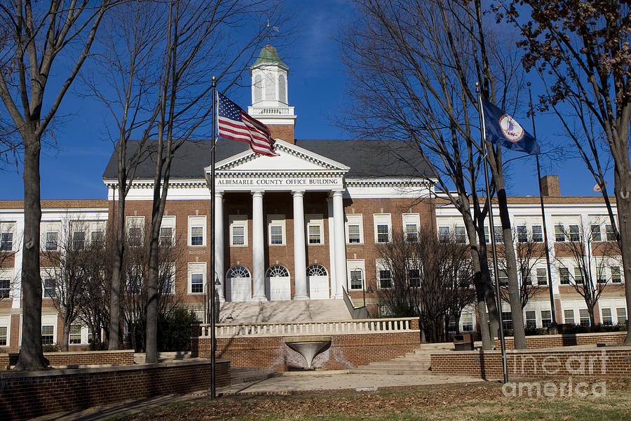 Albemarle County Office building Charlottesville Virginia Photograph by