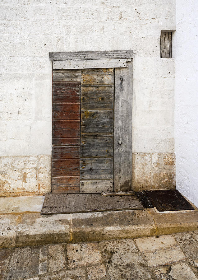 Alberobello Door Photograph by Bob VonDrachek