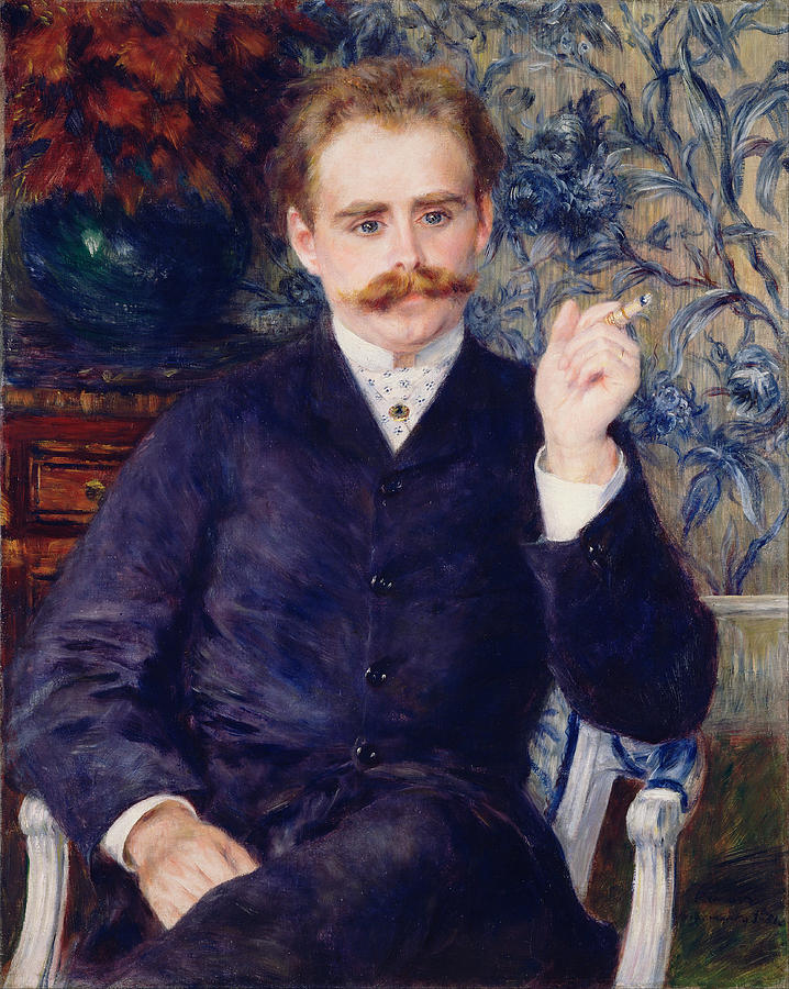 Impressionism Painting - Albert Cahen dAnvers by Auguste Renoir
