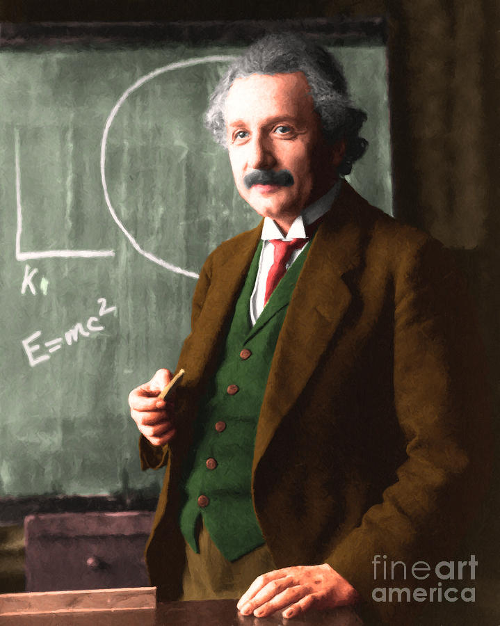 Albert Einstein 20140910 Photograph by Wingsdomain Art and Photography