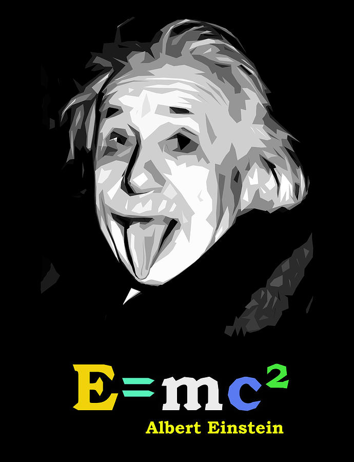 Albert Einstein Painting by ArtGuru Official | Fine Art America