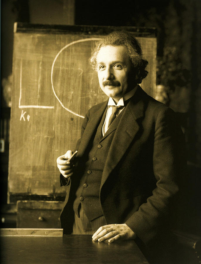 Albert Einstein Photograph by Celestial Images