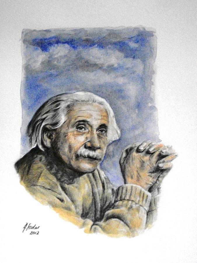 Albert Einstein Painting - Albert Einstein by Henry Goode Gallery