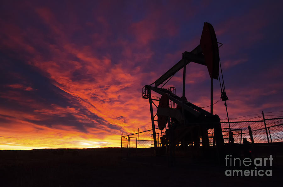 Alberta Canada Oil Country Photograph by Bob Christopher