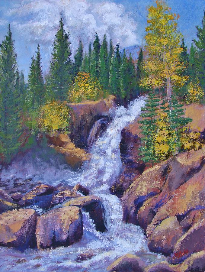 Alberta Falls Painting - Alberta Falls by Margaret Bobb Alberta Falls Painting - Alberta Falls by Margaret Bobb