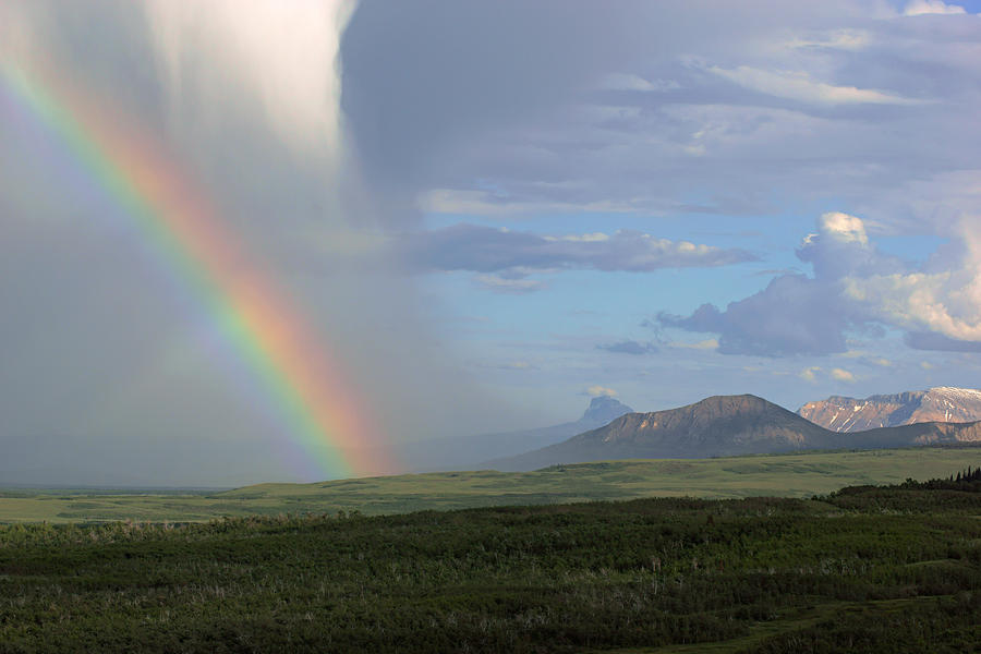 Alberta Rockies Rainbow No.2 Photograph by Daniel Woodrum