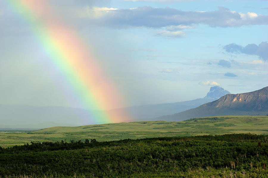 Alberta Rockies Rainbow No.3 Photograph by Daniel Woodrum