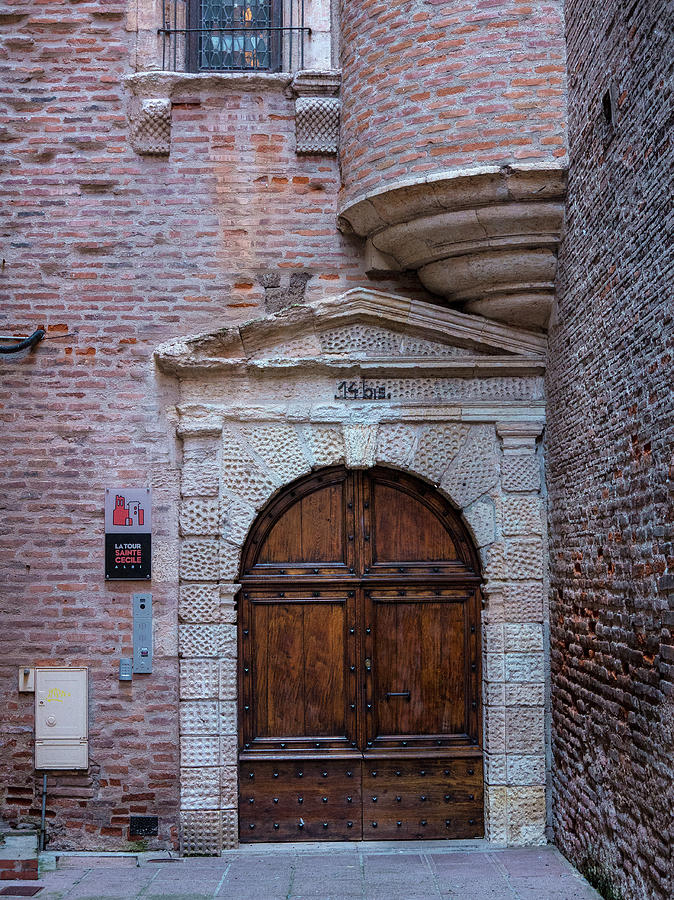 Albi Door Of An Ancient 16th Century Photograph by Izzet Keribar