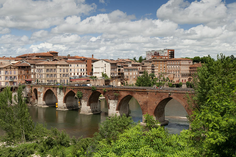 Albi France Pont Vieux Photograph by Greg Kluempers