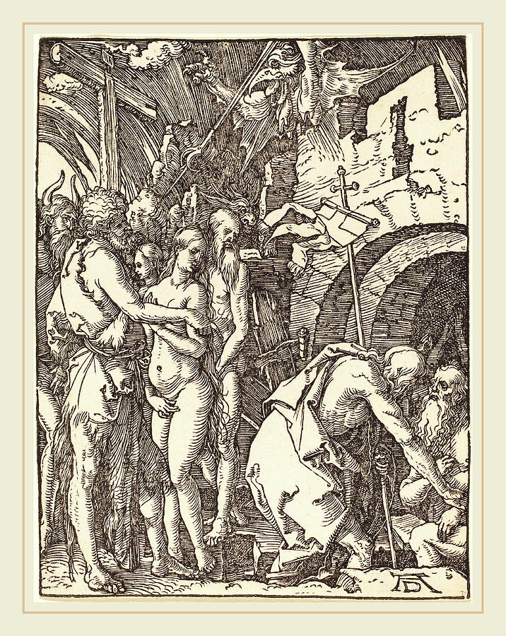 German Drawing - Albrecht Dürer German, 1471-1528, Christ In Limbo by Litz Collection