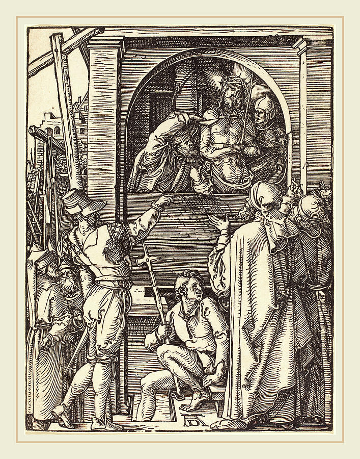 Albrecht Dürer German 1471 1528 Ecce Homo Drawing By Litz Collection 