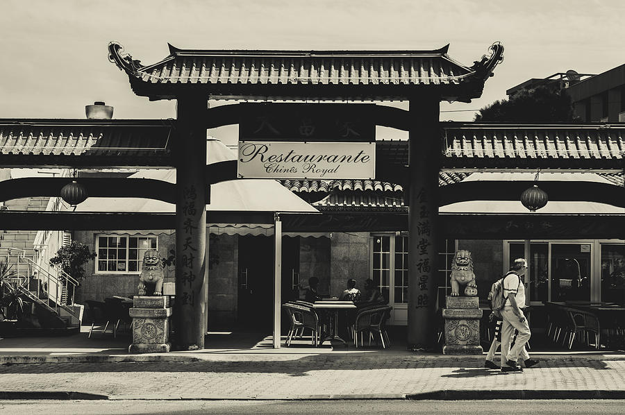 Vintage Photograph - Albufeira Street Series - Chines Royal by Marco Oliveira