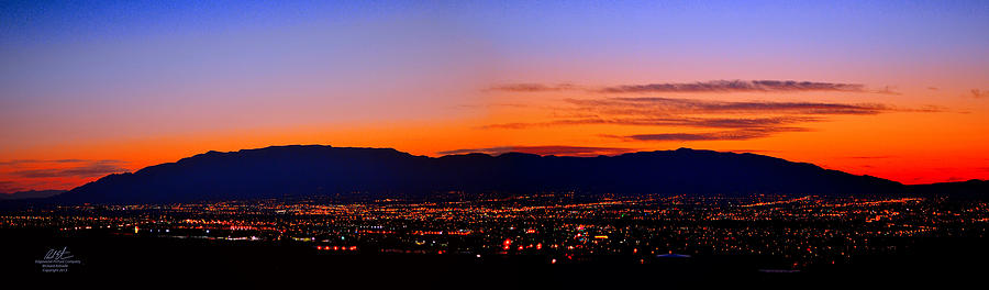 Albuquerque Dawn Photograph by Richard Estrada
