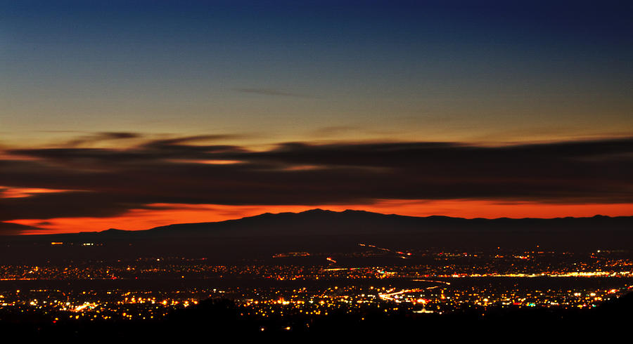 Albuquerque Sunset Photograph by Marlo Horne