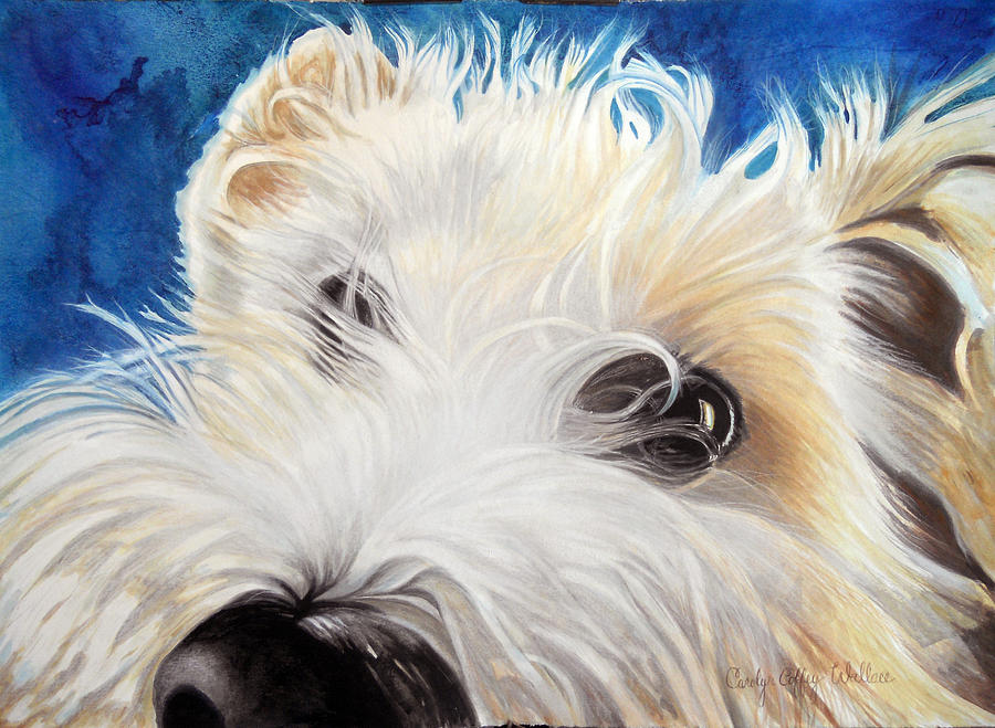Albus Painting by Carolyn Coffey Wallace