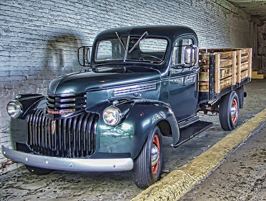 Alcatraz 1940 Chevy Utility Truck Photograph by Daniel Hagerman