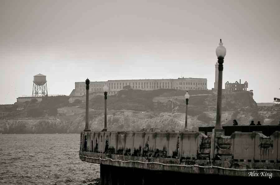 Alcatraz-The Rock Photograph by Alex King