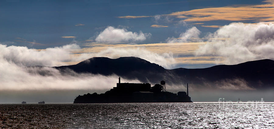 San Francisco Photograph - Alcatraz in the Mystical Fog by Wernher Krutein