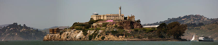 Alcatraz Panorama Photograph by Josh Bryant
