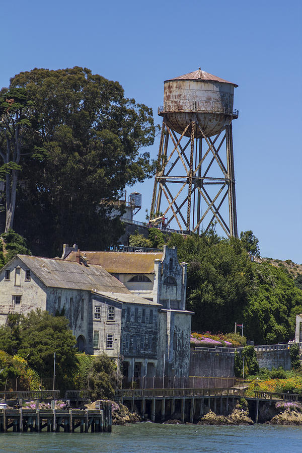 Alcatraz Water Tower Photograph by John McGraw