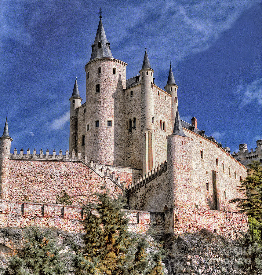 Castle Photograph - Alcazar of Segovia by Nigel Fletcher-Jones