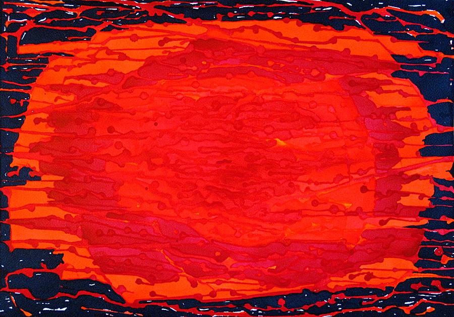 Alchemical Sunrise original painting Painting by Sol Luckman