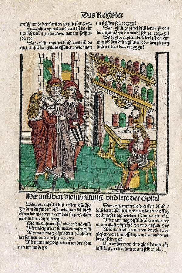 Alchemist With His Students Photograph by National Library Of Medicine
