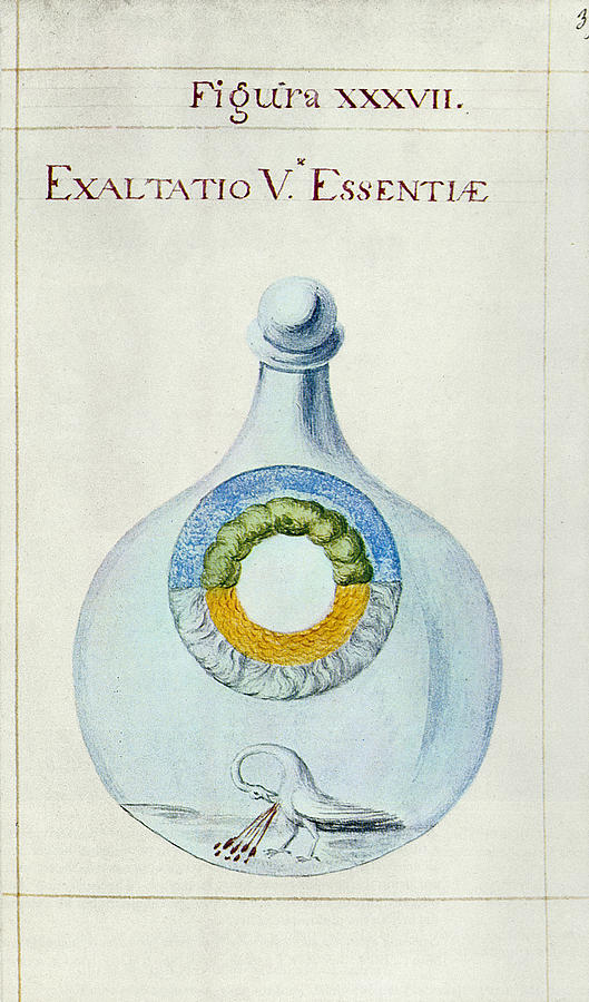 Alchemy Ether Drawing by Granger