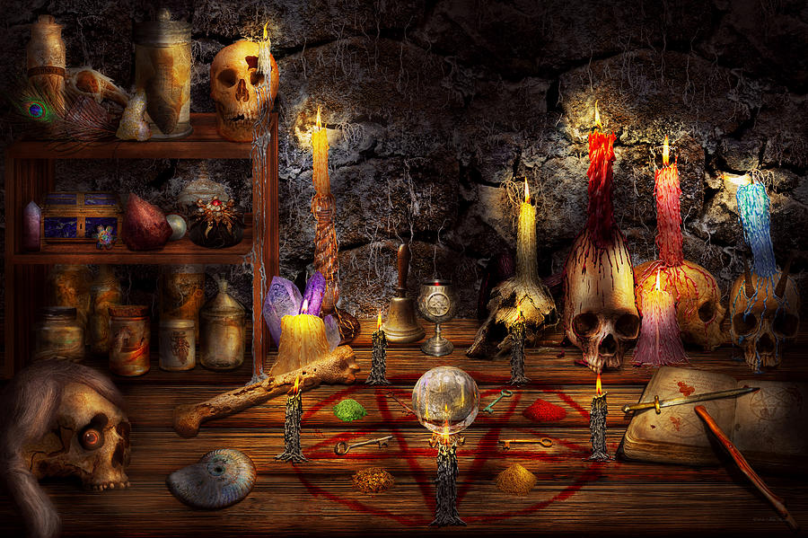Alchemy - That old black magic Photograph by Mike Savad
