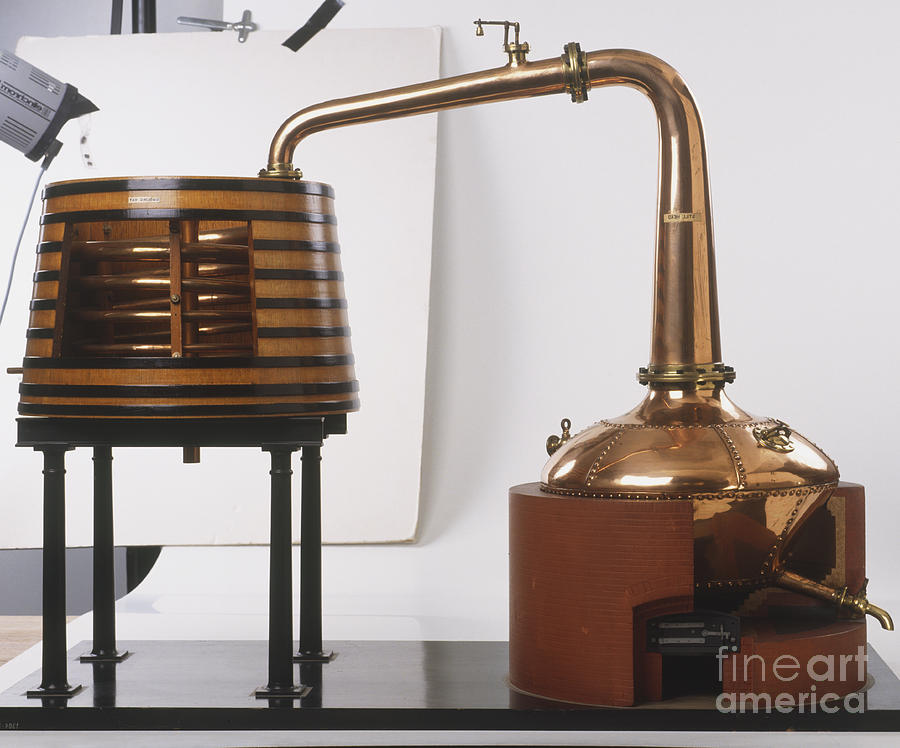 Alcohol Distiller Photograph by Clive Streeter / Dorling Kindersley / Science Museum, London