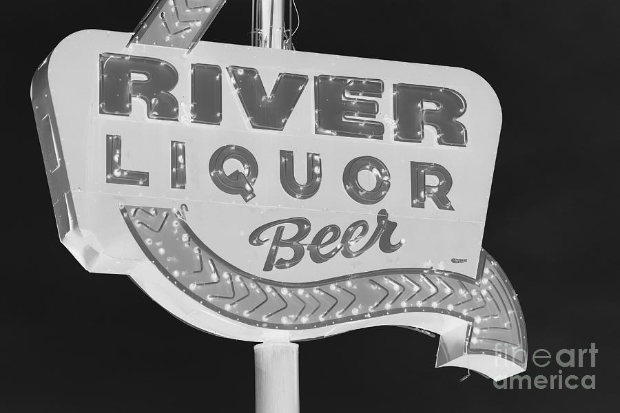 Alcohol Sign Photograph by Jerry Bunger