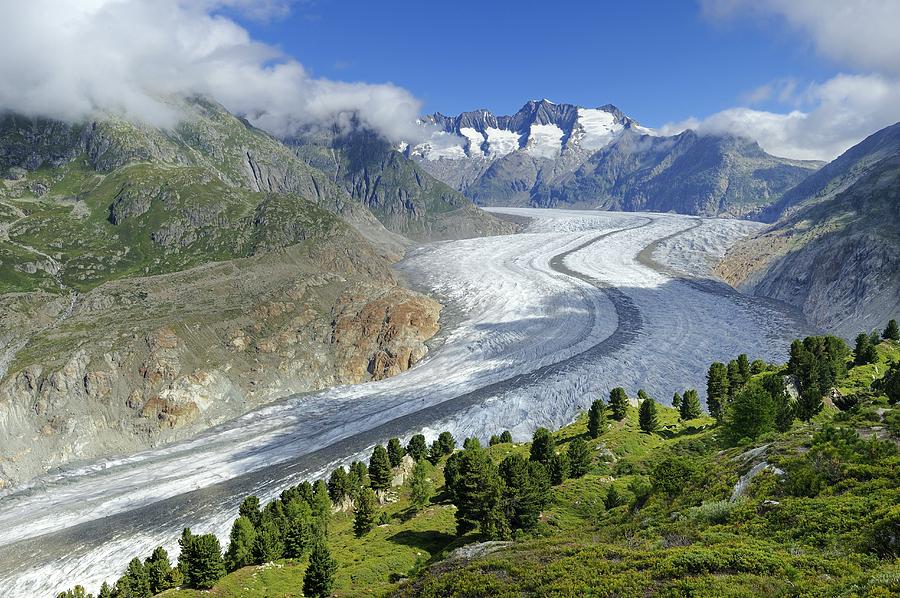 Aletsch Glacier Photograph By Science Photo Library - Pixels