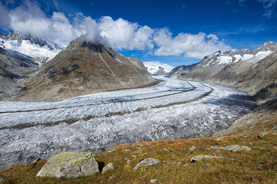 Aletsch Glacier Switzerland Swiss Alps Photograph by Matthias Hauser