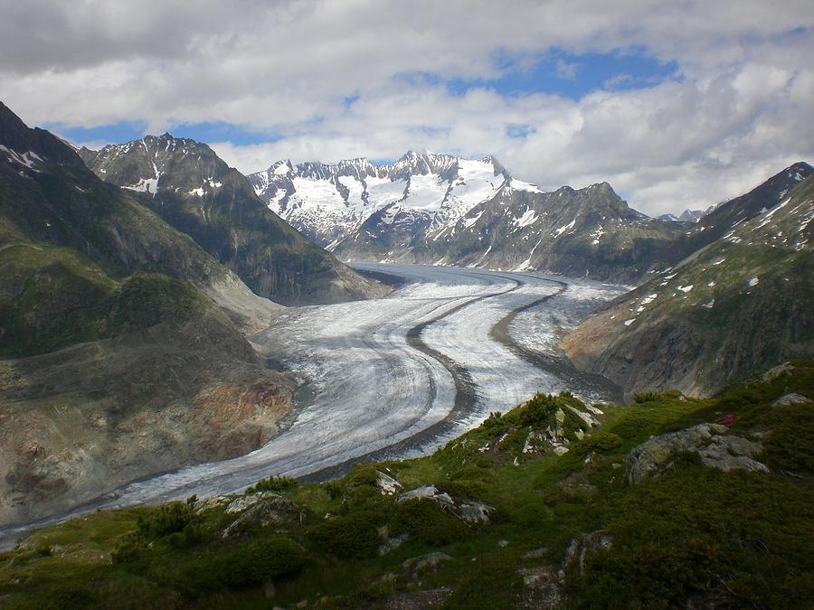 Aletsch Glacier Photograph by Xanat Flores - Fine Art America