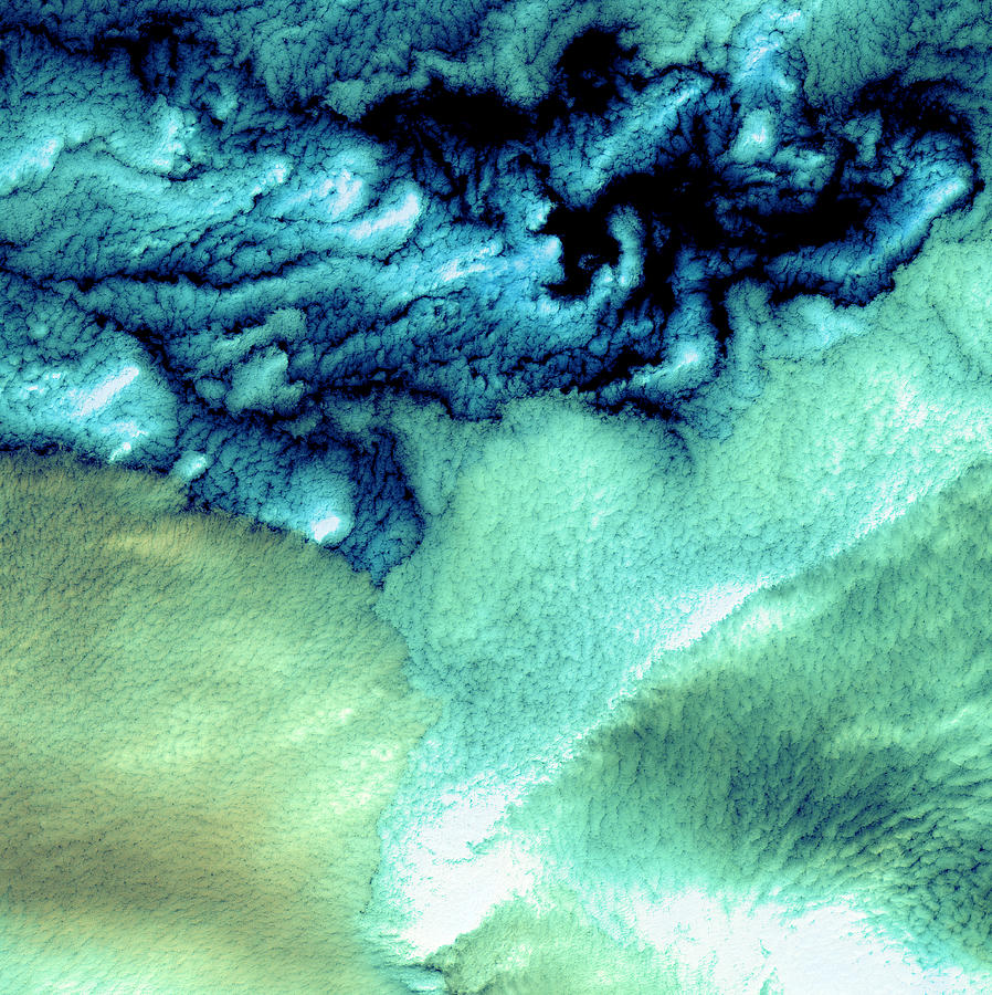 Aleutian Clouds Photograph by USGS Landsat