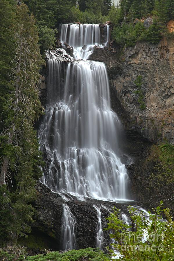Alexander Falls - Whistler British Columbia Photograph by Adam Jewell