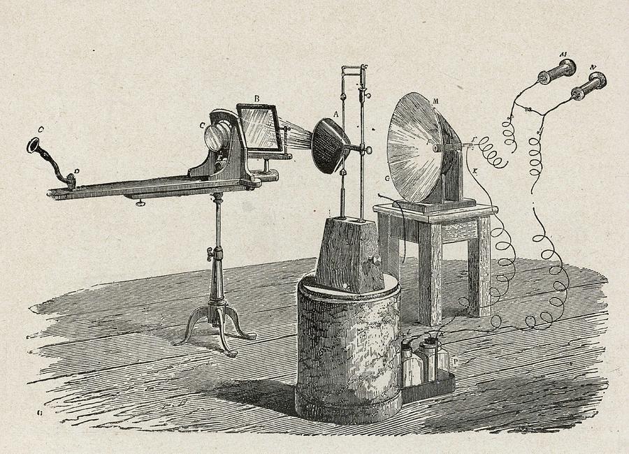 Alexander Graham Bell's Photophone Drawing by Mary Evans Picture ...