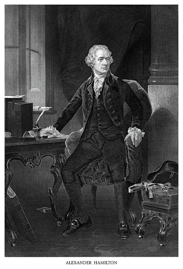 Alexander Hamilton Painting by Historic Image